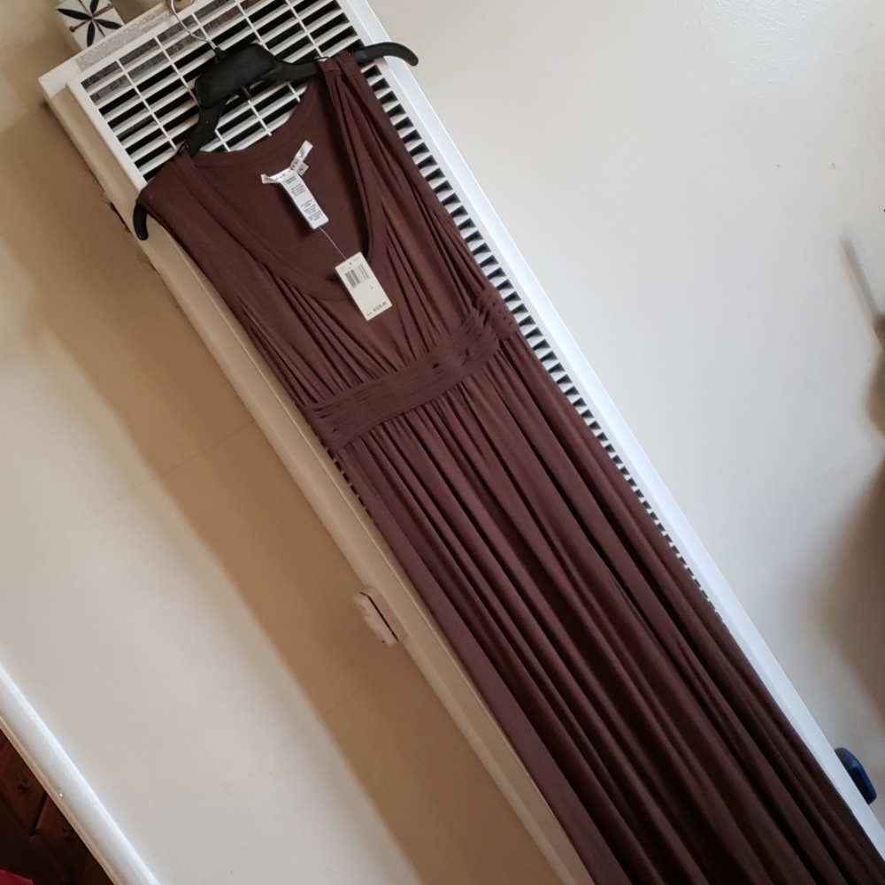 NWT Max Studio Rayon Maxi Dress with Empire Waist